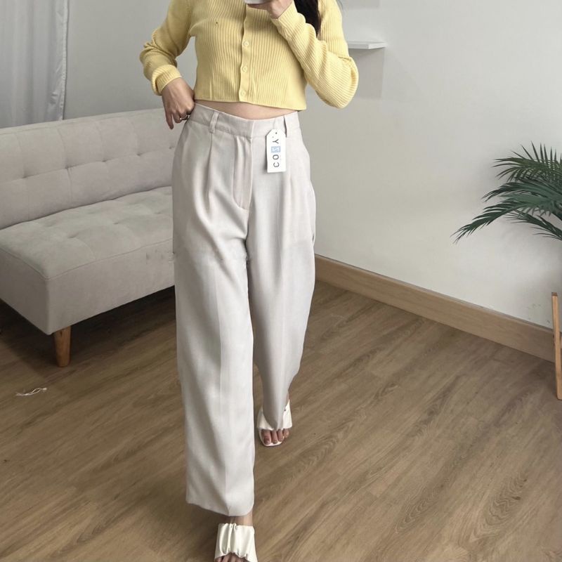 Celana Kulot Wanita Anti Kusut - Loose Pants Celana Kantor Rozel Misty Pants Patite