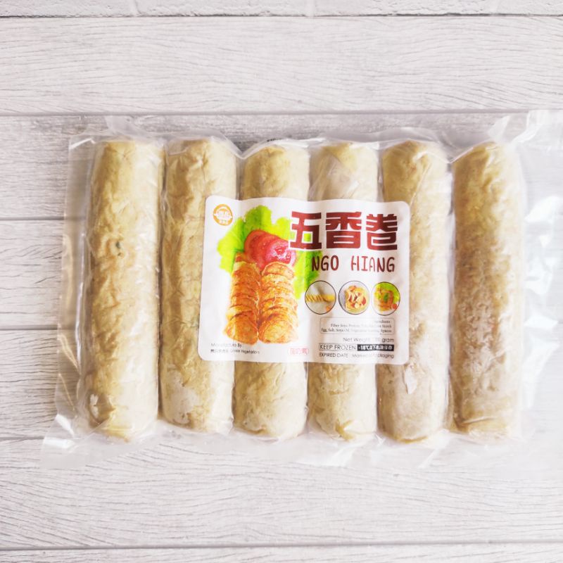 Qimin Ngo Hiang Go Hiong Roll 1300g Vegetarian Beku