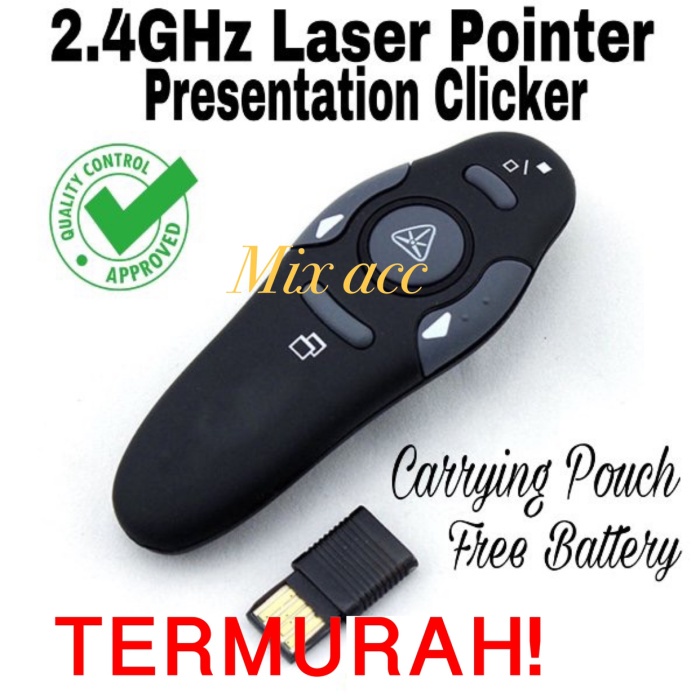 Wireless Presenter USB Remote Control Laser Pointer Pen