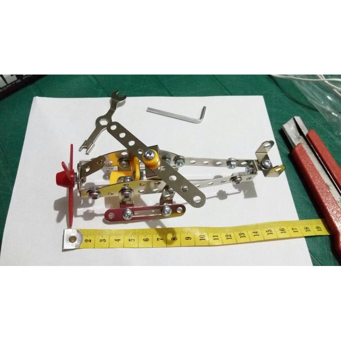 PUZZLE METAL PESAWAT / PUZZLE 4D METAL