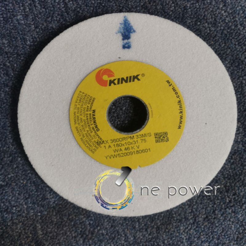 KINIK Grinding Wheel WA 120 KV1A - Batu Gerinda KINIK 180 x 13 x 31.75