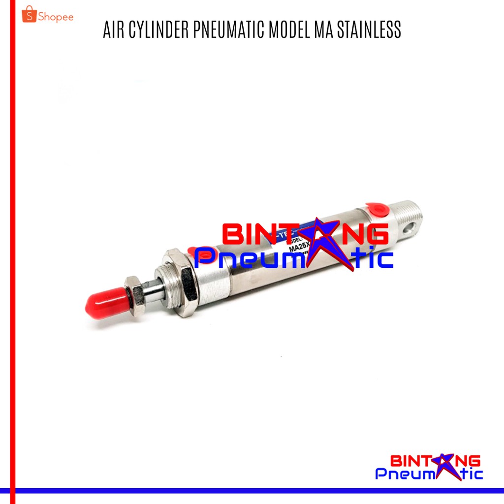 

MA 25x75 AIR CYLINDER PNEUMATIC R-TEC STAINLESS TUBE