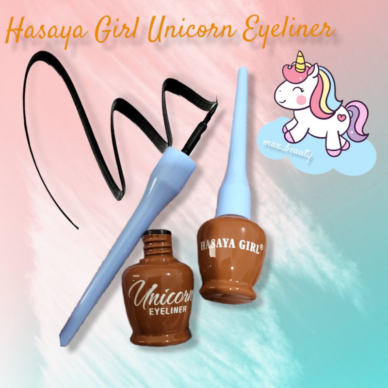 [Per Batang] Hasaya Girl Unicorn Liquid Eyeliner Waterproof