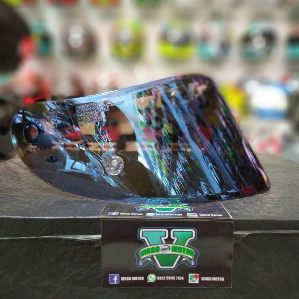 VISOR KYT FALCON IRIDIUM BLUE ORIGINAL