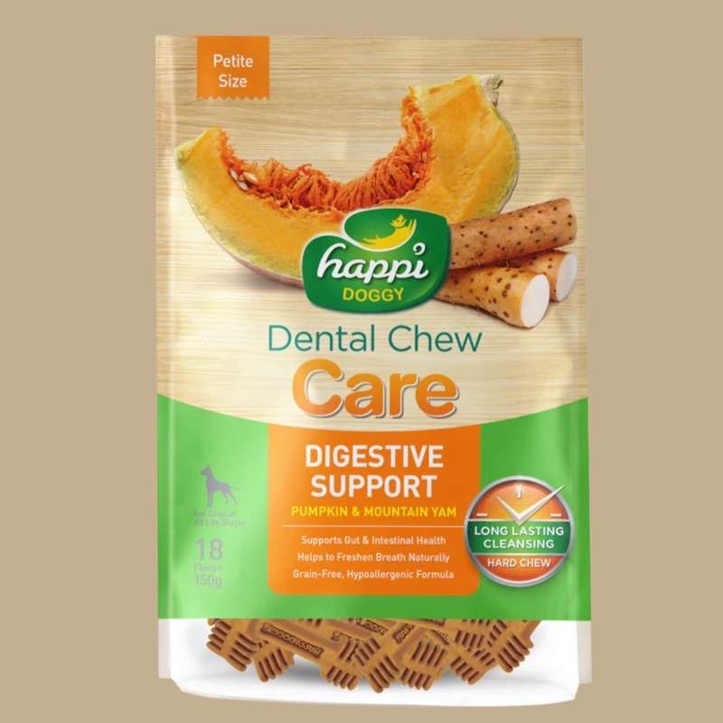 Happi Doggy Dental Chew / Snack Gigi Anjing Zest - Petite 18