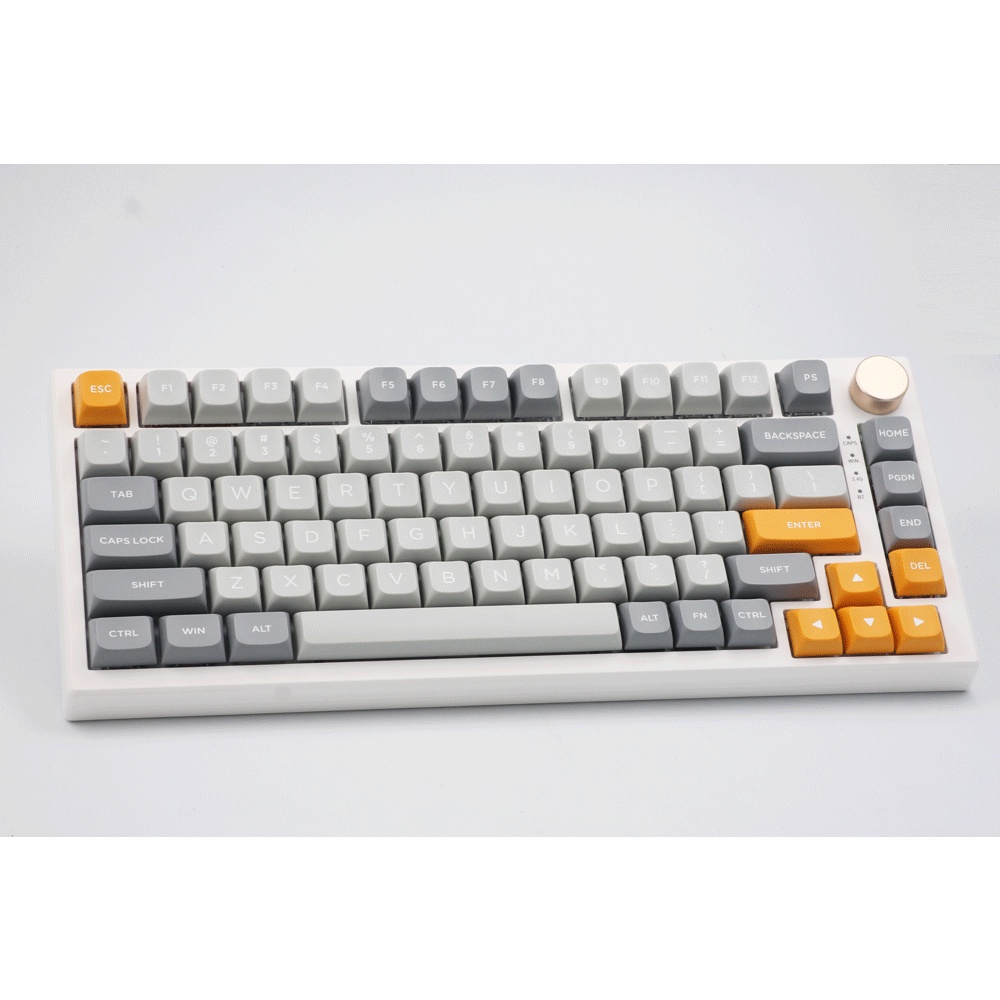 Feker ik75 pro Kit Keyboard Mekanik  3 Mode Dengan Lampu RGB Untuk Cherry Gateron Kailh