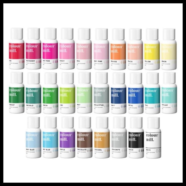

TERBARUU!! Colour Mill 29 Colours Set 20 ml Oil Based Colouring COD