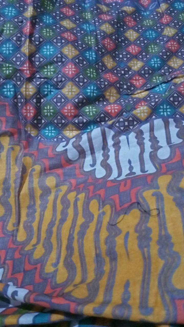 Atasan Batik Wanita Tunik Warna Soft Size M L Xl Xxl