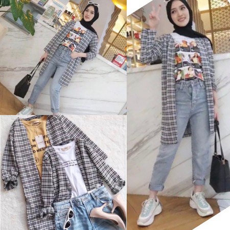 AFI - EC - Novila Rachella Outer Cardy / Cardigan Monokrom