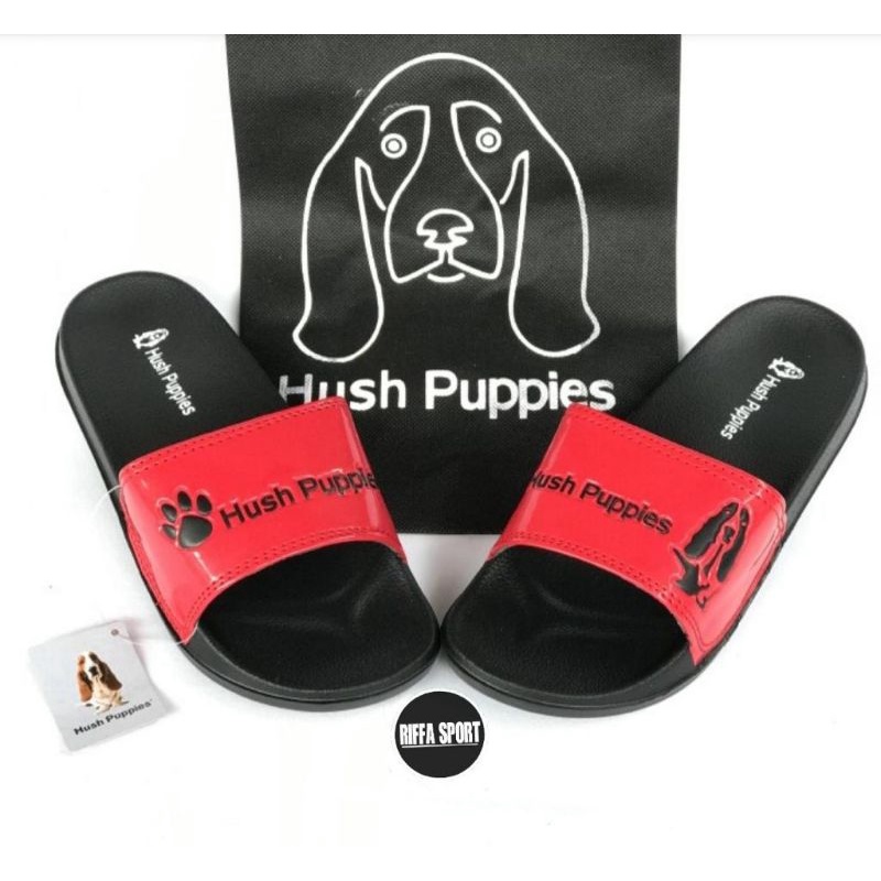 terbaru dan termurah sandal slide on hush puppies | sandal slop sandal pria wanita