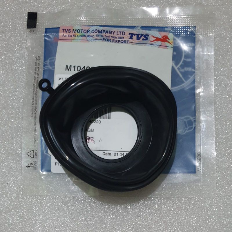 KARET VACUM KARBURATOR TVS APACHE 160-180 ORIGINAL TVS
