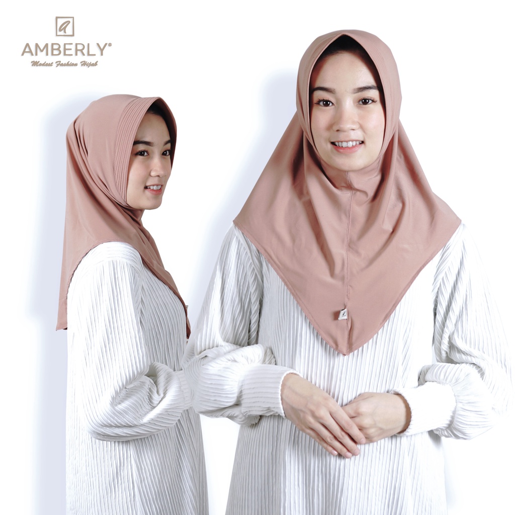 AmberlyHijab Sporty M Jilbab Instan Bahan Jersey Premium