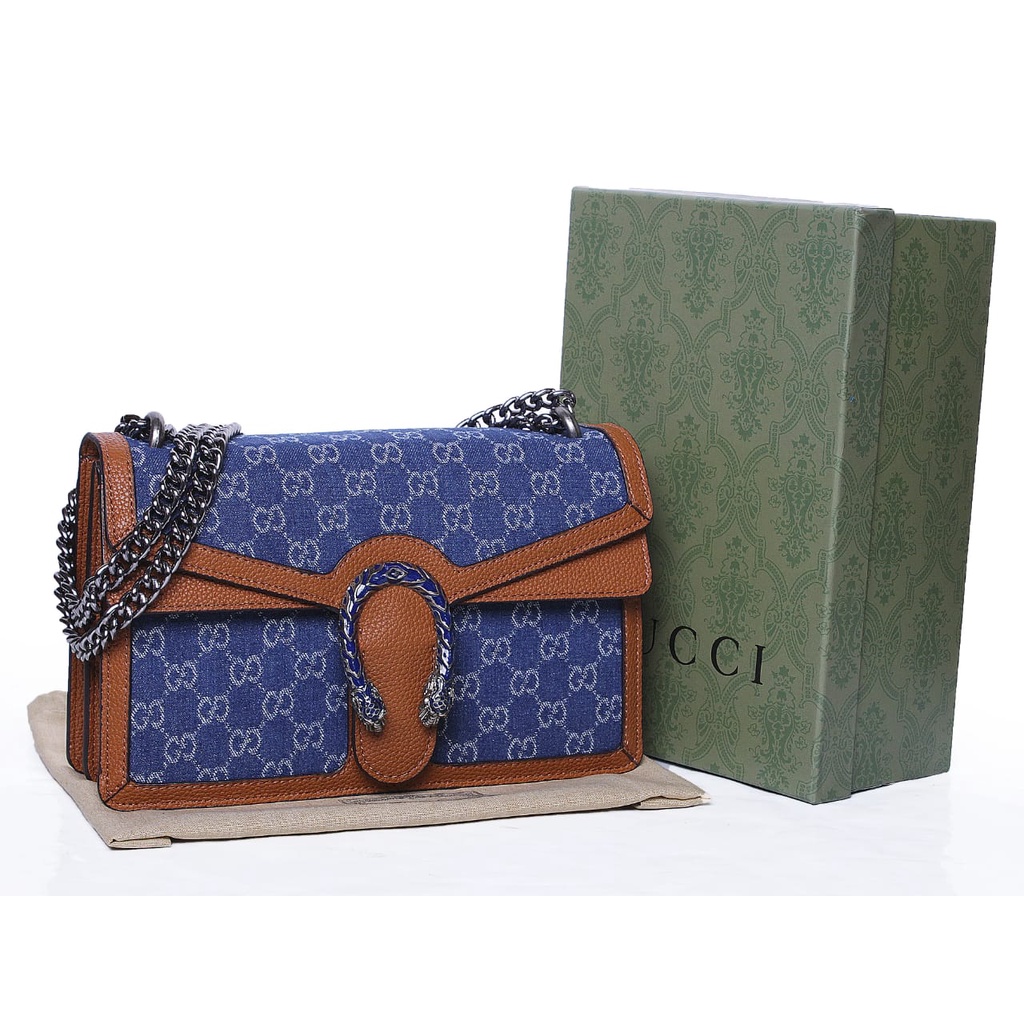 Tas Gucci Dionysus Denim Shoulder Bag 3366-1 (Batam)