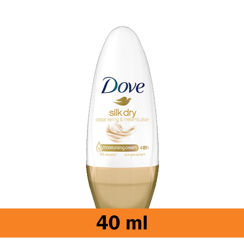 Jual Dove silk dry deodorant roll on 40 ml Indonesia