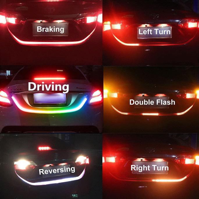 Lampu LED Bagasi Strip RGB Variasi Untuk Truk Bus120 cm 24 V