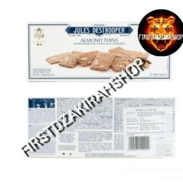 

Jules destrooper almond thins 100gr