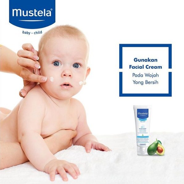 Mustela Hydra Bebe Facial Cream Bayi 40ml