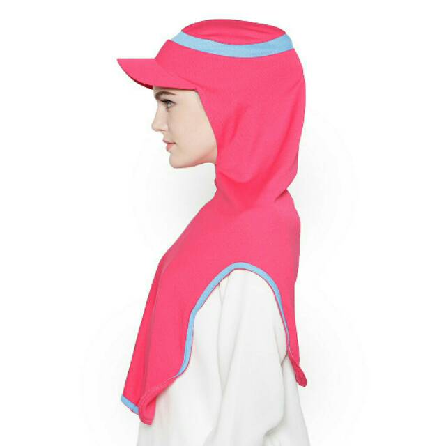 [BEST SELLER] TOPI HIJAB LONG RUNNER TOPI OLAH RAGA WANITA TOPI YOGA TOPI AEROBIK TOPI SENAM