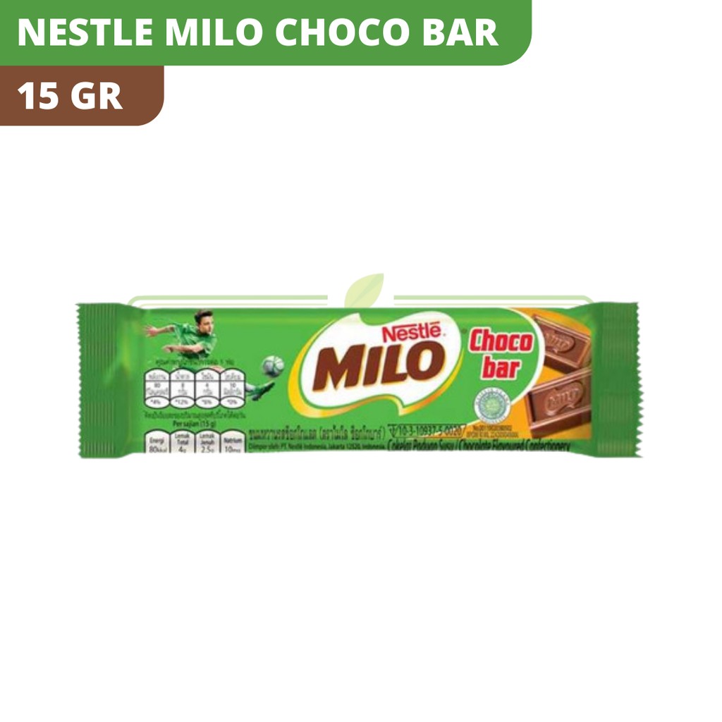 

NESTLE MILO CHOCO BAR 15GR