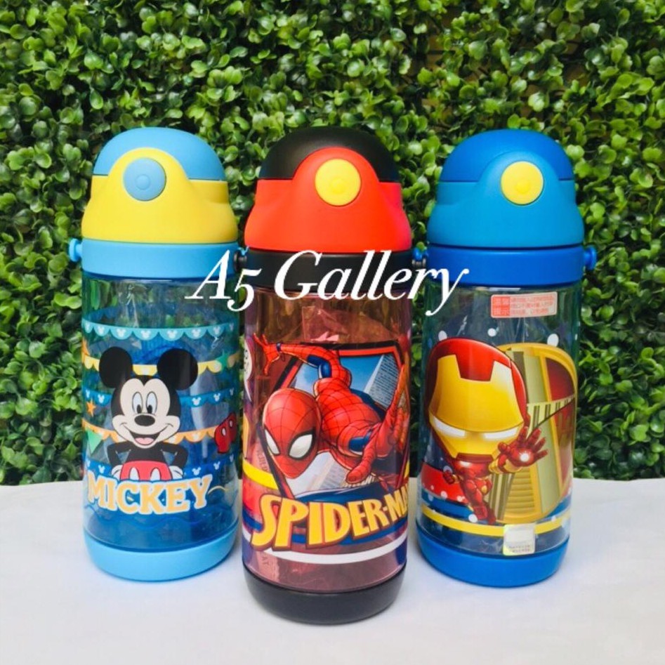 Tempat Minum / Botol Minum Tali Karakter Anak-anak 3231A3 600ML