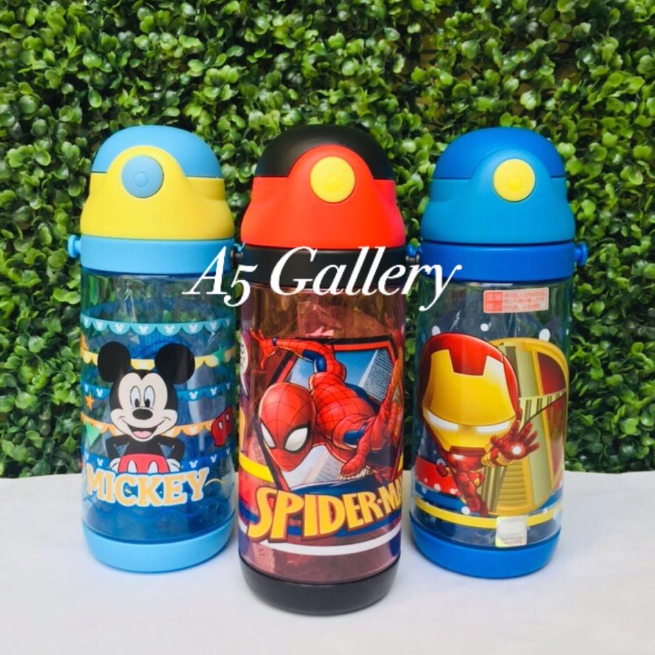 Tempat Minum / Botol Minum Tali Karakter Anak-anak 3231A3 600ML