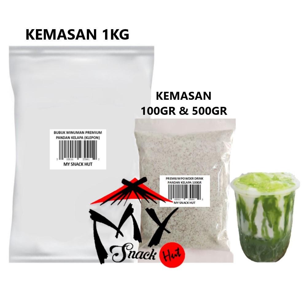 

BUBUK MINUMAN PANDAN KELAPA 100GR - PREMIUM POWDER DRINK KLEPON - SERBUK BUBBLE COCONUT PANDAN MIX Berkualitas