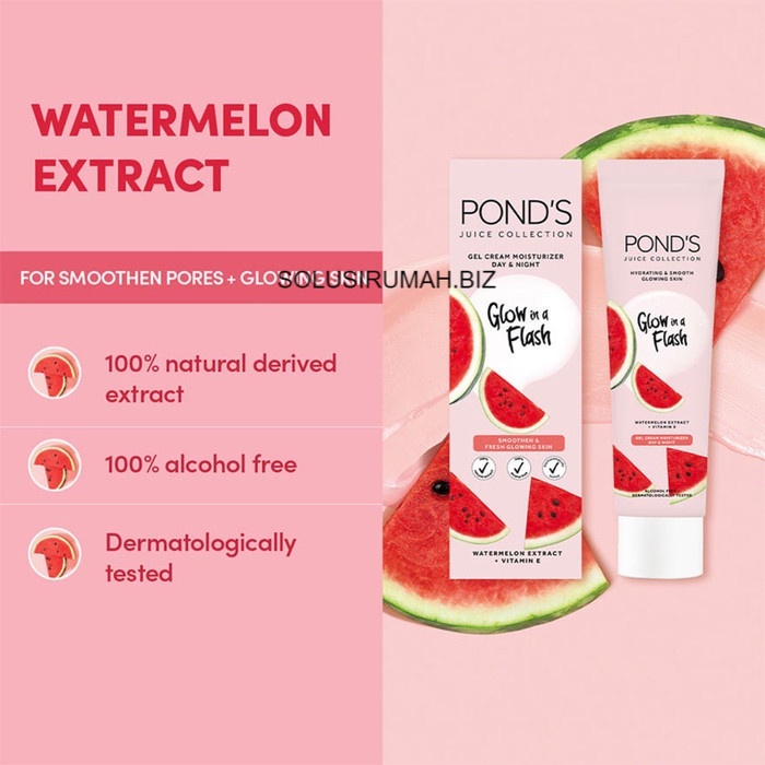 Pond's Gel Cream Moisturizer With fruit buah Extract ponds pond lotion - orange nectar