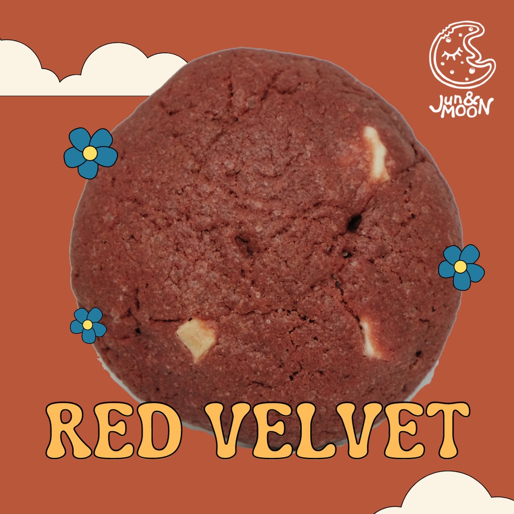 

JUN AND MOON Soft Baked Cookies - Red Velvet Cookies