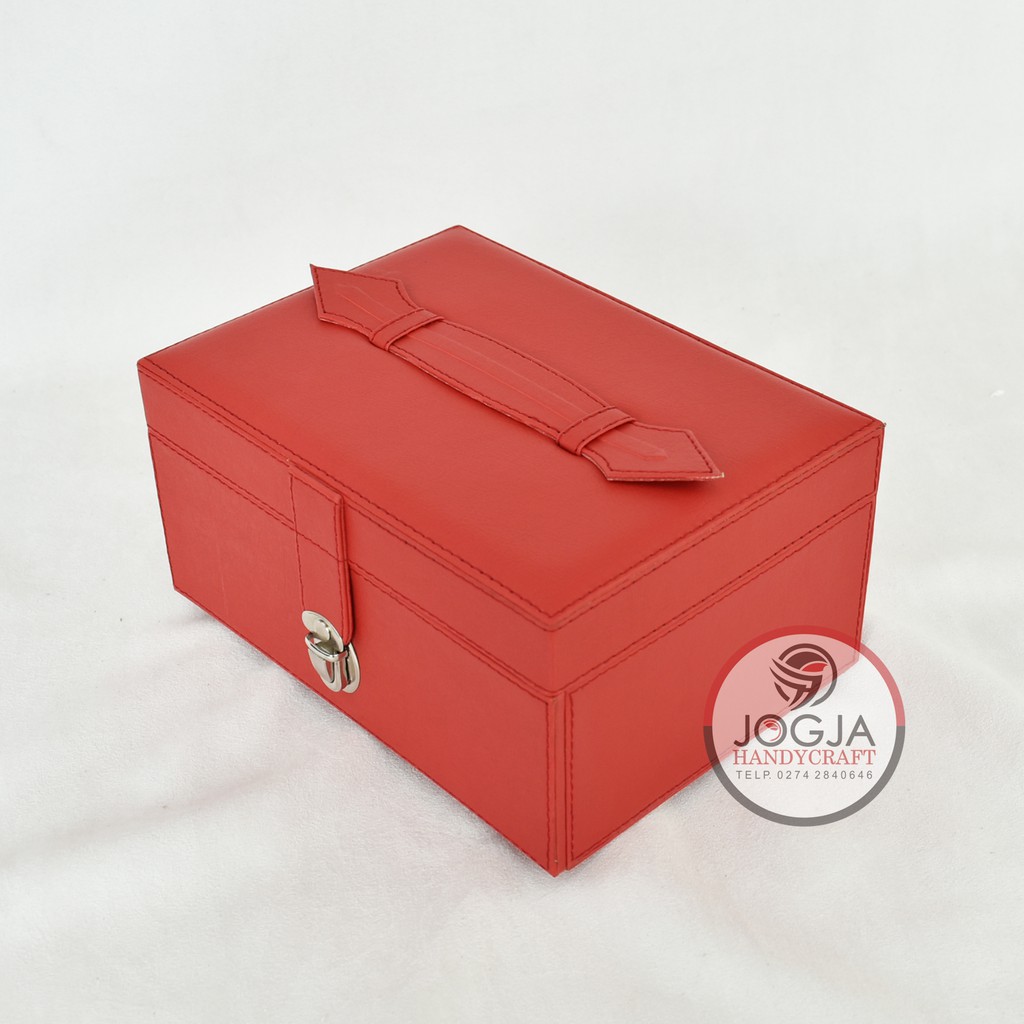 NEW!! Jewelry Box | Kotak Tempat Perhiasan &amp; Accesories Red