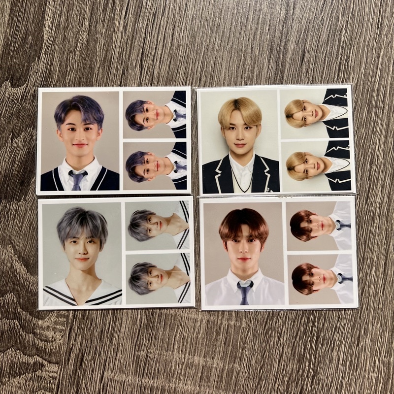 mark jaehyun jungwoo jaemin photo id b2s back to school kit nct 127 dream sg21 photocard