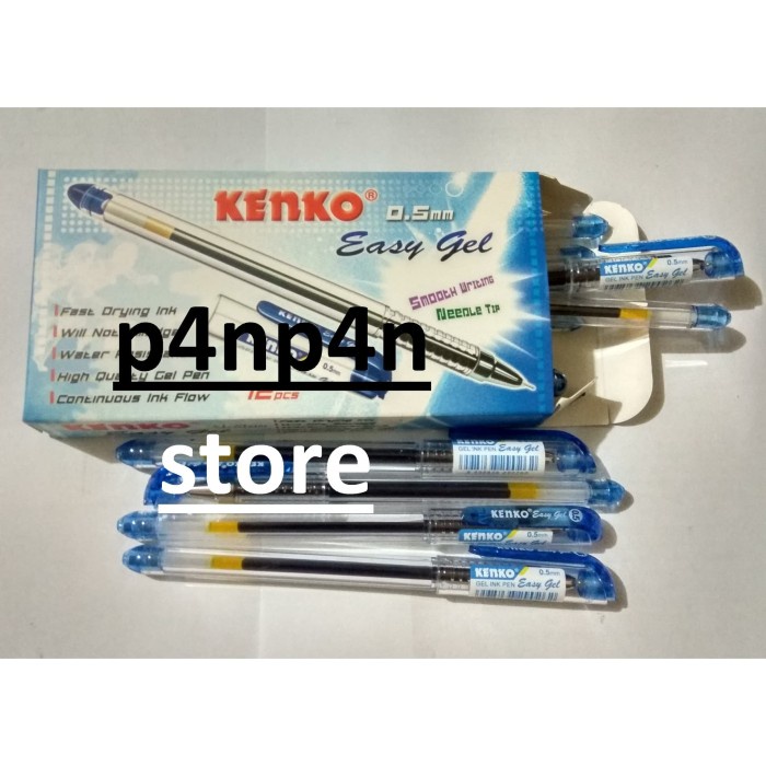 

Segera Miliki Pen Easy Gel Kenko 0,5Mm Biru / Blue (1 Lusin) Terbatas