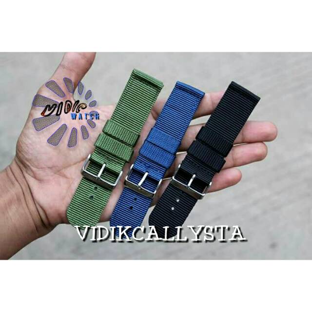 STRAP NYLON CANVAS ARMY 20 22 24 ORIGINAL / TALI JAM KANVAS ARMY