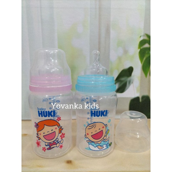 Botol Susu Polypropylene Baby Huki Wide Neck 230Ml/125Ml CI 0295