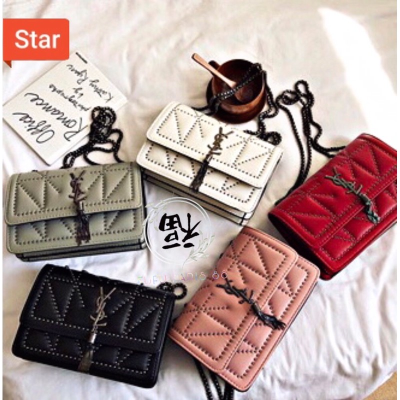tas import handbag tas korea shoulder bag tas hobo tas selempang tas wanita tas kulit tas rantai