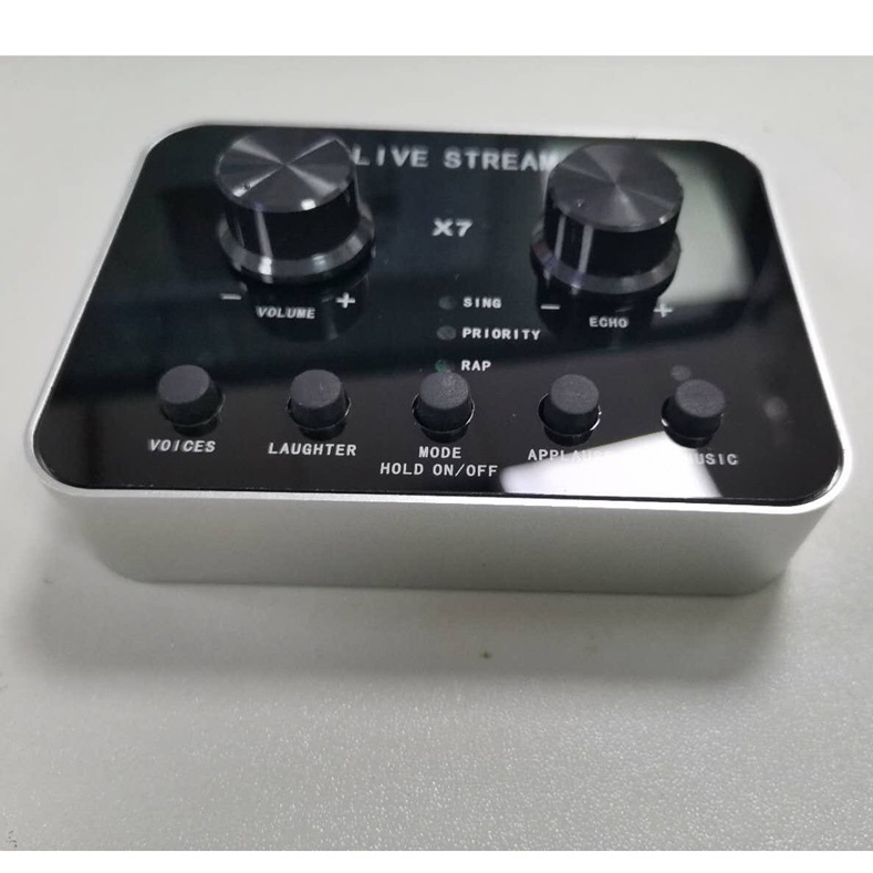 SH8 soundcard external recording live broadcast Rekaman external sound card audio podcast karaoke smule mixer pro mikrofon usb bluetooth Plus original dinamic mic rekaman studio condensor condenser kondensor v8 Broadcast Headset V300 Pro X7