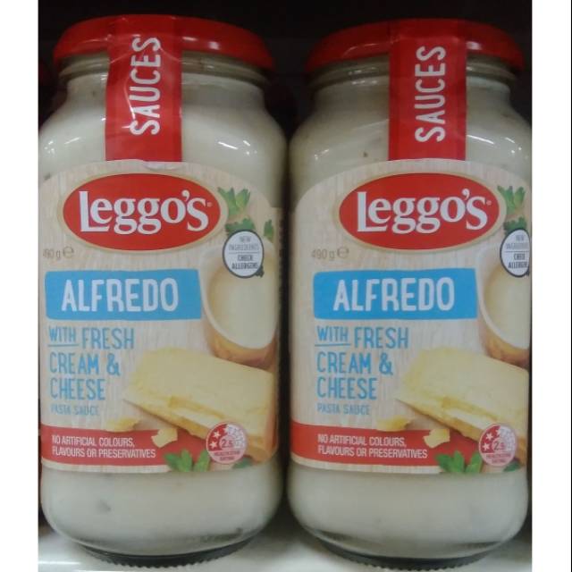 

LEGGO'S ALFREDO WITH FRESH CREAM & CHEESE 490gr