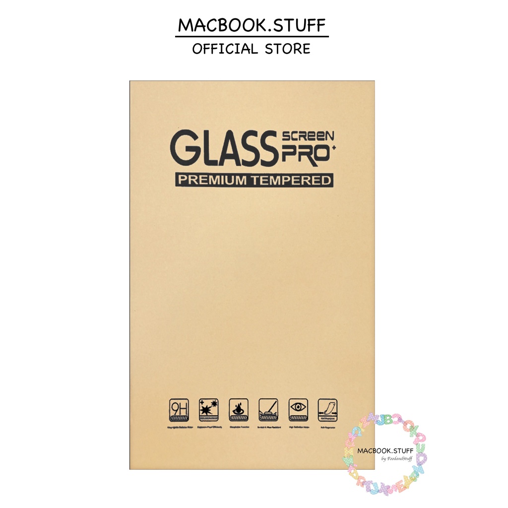 Tempered glass SP ANTI GORES KACA MACBOOK NEW AIR PRO RETINA 11 12 13 15 16 CD ROOM / TOUCHBAR 2020