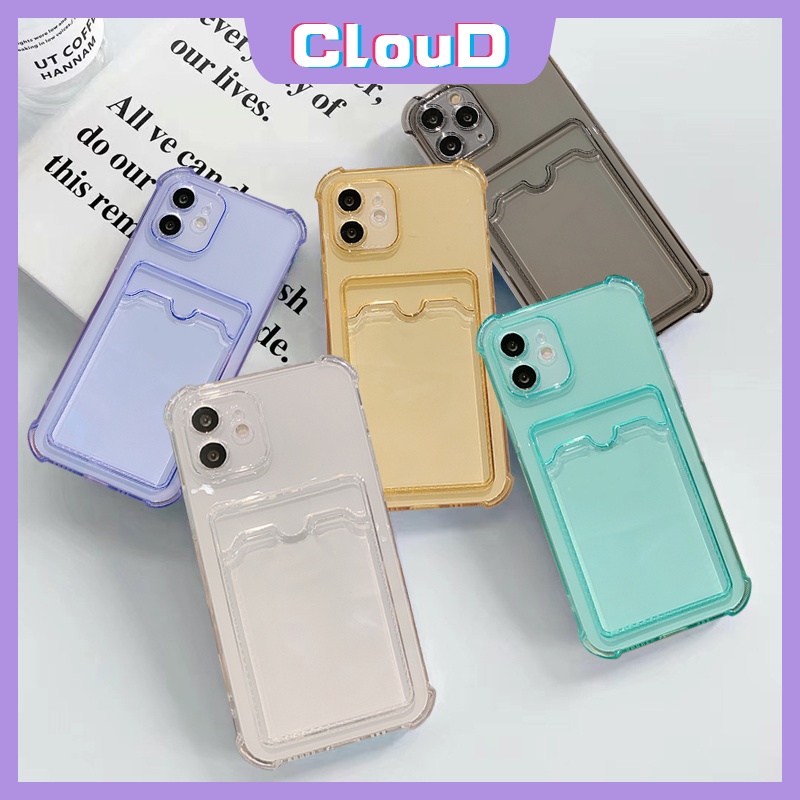 Casing Samsung A12 A04 A13 F22 A52S A02S A50 A51 A03S A21S A22 A32 A52 A72 M32 M22 A10S A50S A30S Dompet Slot Kartu Soft Case