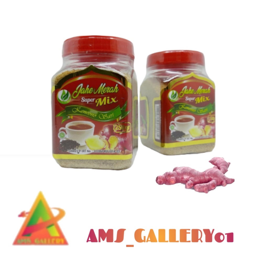 

PROMO!!!Jahe Merah Super MIX Kencono Sari 250 gr ORIGINAL I harga grosir