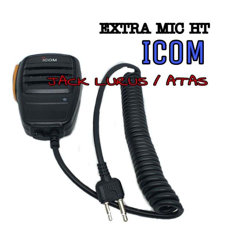 EXTRA MIC HT ICOM JACK ATAS LURUS