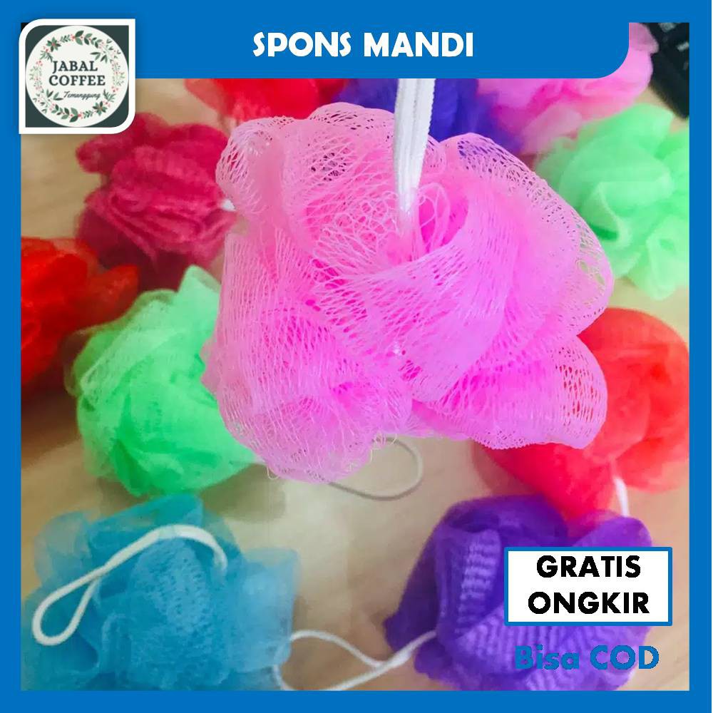 Spons Mandi Untuk Dewasa Dan Anak / Spont Mandi 20 Gram / Spont Warna Warni J64