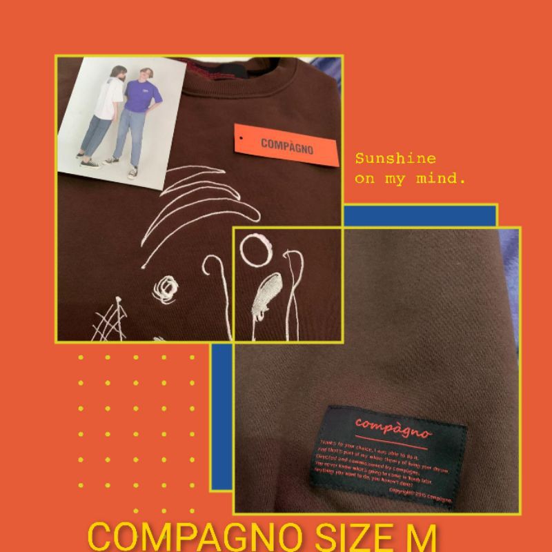 Sweatshirt Compagno Taehyung Size M