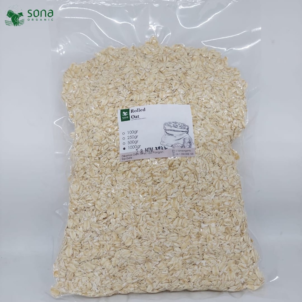 

Natural Rolled Oat 1kg Australia - Roll Oat 1 kg - Gandum Utuh 1 kg