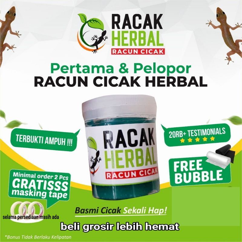 Racicak racun cicak herbal ampuh membunuh cicak tokek racak