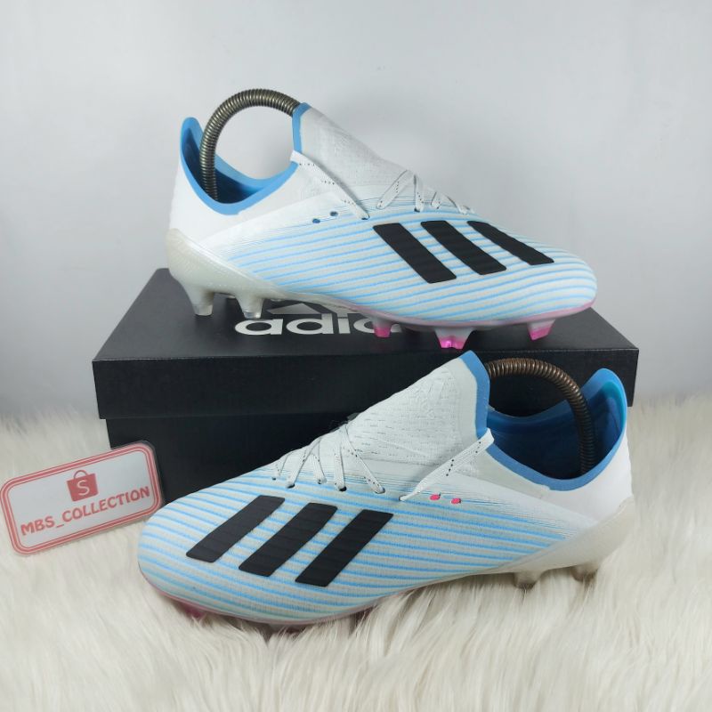 SEPATU BOLA ADIDAS X 19.1 FG BLUE WHITE BLACK PREMIUM ORIGINAL SOCCER FOOTBALL ADIDAS X 19.1