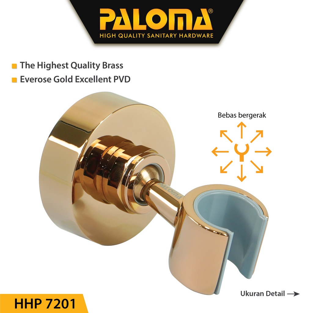 PALOMA HHP 7201 Shower Holder Gantungan Hanger Dudukan Hand Handshower