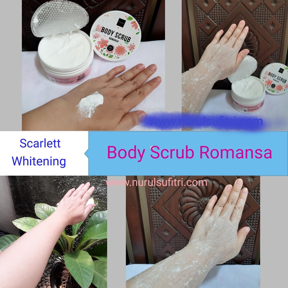 SCARLETT BODY SCRUB WHITENING Original Lulur Pemutih Cepat dalam 1 Minggu BPOM