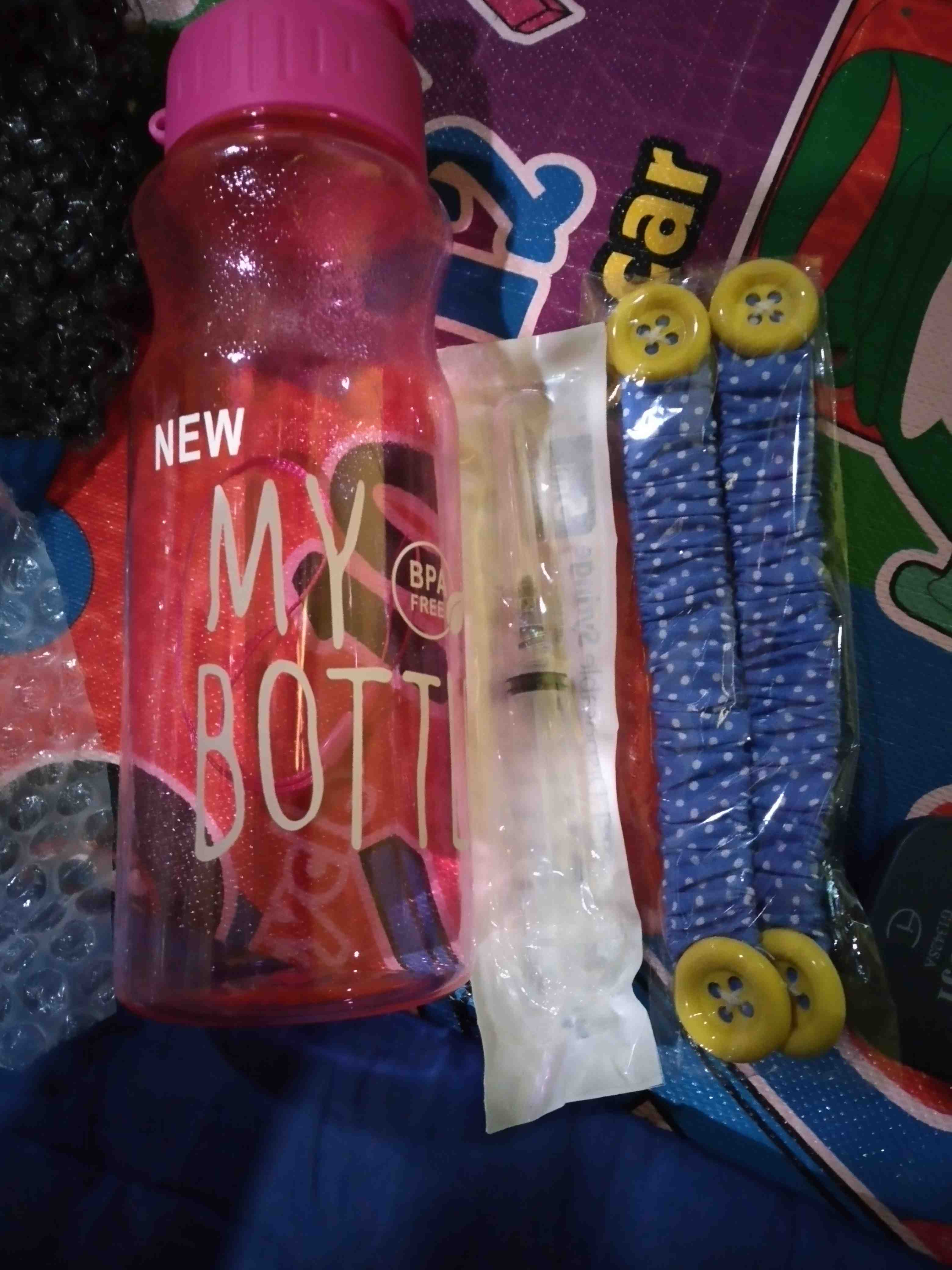 New Flip My Bottle - Botol Minum Clip Up Hitam