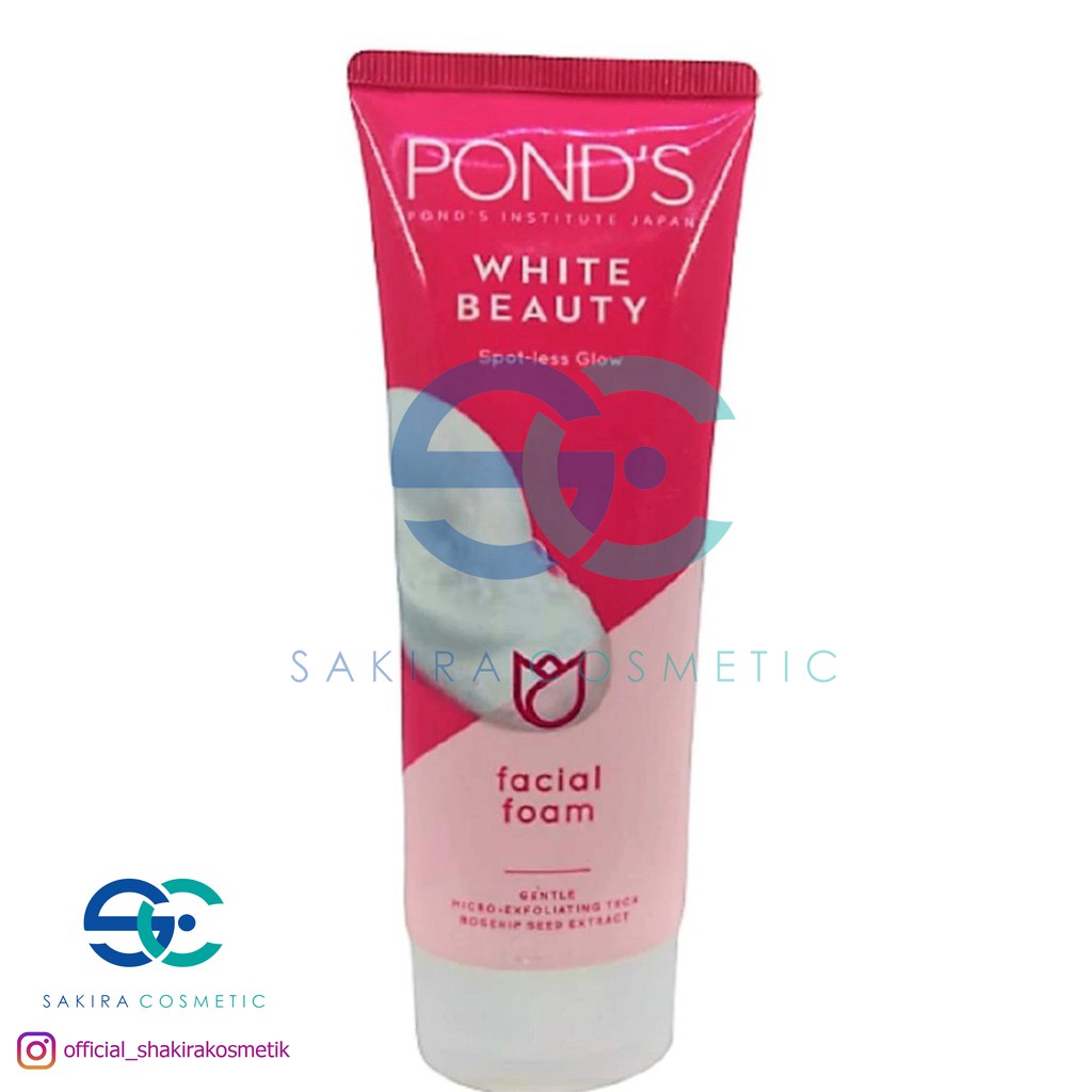 Jual Ponds White Beauty / Bright Beauty Facial Foam 100GR (pink) New ...