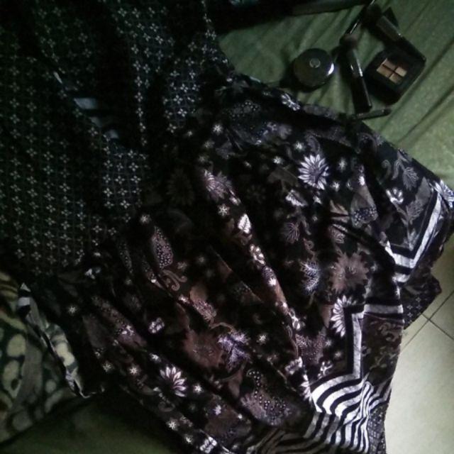 Gamis Wayang Batik/gamis, Longdress Bahan Katun Halus/gamis Sogan/gamis Kombinasi